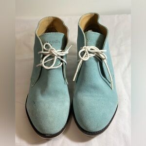 Pierre Cardin Sky Blue Suede Boots